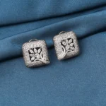 Antique Shimmer Studs (Antique Silver) EAR000751