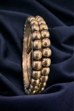 Antique Silver Plated Bangles (Antique-Silver) BAN000410 - Image 2