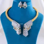 Art Deco Diamond Hasli (Yellow Gold) NEC002222