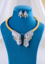 Art Deco Diamond Hasli (Yellow Gold) NEC002222