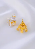 Art Deco Diamond Hasli (Yellow Gold) NEC002222 - Image 3
