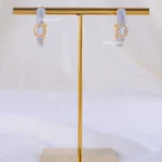 Aura Glint German Silver Hoops (Yellow Gold) EAR002295