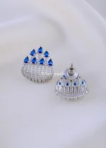Aurelia Glow Blue Studs (Silver) EAR002129 - Image 3
