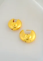 Auric Dusk Hoops (Yellow Gold) EAR001809