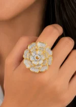 Aurora Blossom Luxe Ring (Yellow Gold) RING02654 - Image 4