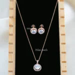 Aurora Luxe Necklace Set (Rose Gold) NEC002588
