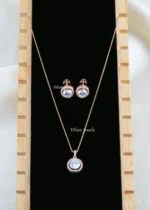 Aurora Luxe Necklace Set (Rose Gold) NEC002588