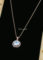 Aurora Luxe Necklace Set (Rose Gold) NEC002588 - Image 2