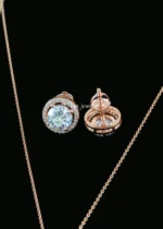 Aurora Luxe Necklace Set (Rose Gold) NEC002588 - Image 3