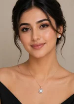 Aurora Luxe Necklace Set (Rose Gold) NEC002588 - Image 4