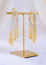 Aurora Waterfall Earrings (Yellow Gold) EAR002189 - Image 2