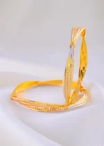 Twilight Twist Bangles (Dual Plating) BAN002066 - Image 2