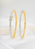 10 Pointer Single Line Bangle Openable (Yellow Gold) BAN002481