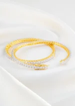 10 Pointer Single Line Bangle Openable (Yellow Gold) BAN002481 - Image 3