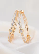 Swarina Diamond Bangle (Yellow Gold) BAN002571
