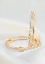 Swarina Diamond Bangle (Yellow Gold) BAN002571 - Image 4