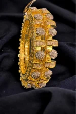 Maharani Charm Pacheli Bangles (Yellow Gold) BAN000400