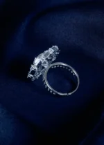 Bagguette Dezire (Silver) RING01394 - Image 3