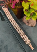 Baguette Marquise Diamond Bracelet (White-Gold) BRA000041