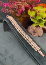 Baguette Marquise Diamond Bracelet (White-Gold) BRA000041 - Image 2