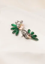 Baroque Pearl Earrings (Antique Silver) EAR000599 - Image 3