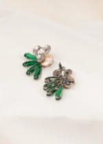 Baroque Pearl Earrings (Antique Silver) EAR000599 - Image 4