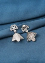 Bell Earrings (Silver) EAR000742 - Image 3