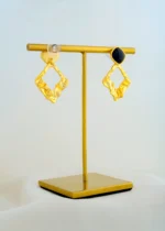 Black Aurora Loops (Yellow Gold) EAR001813 - Image 4