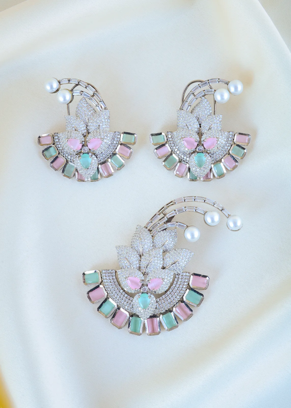 Blossom-Royale-Pendant-Set-Dual-plting-PSET01463a Blossom Royale Pendant Set (Dual plting) PSET01463 - Image 1