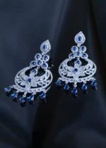 Blue Earring Tika Set (Silver) EAR000843 - Image 4