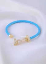 Blue Luxe Infinity Bracelet (Yellow Gold) BRA002203 - Image 3