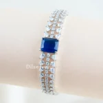 Blue Majesty Diamond bracelet (Silver) BRA002641