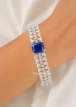 Blue Majesty Diamond bracelet (Silver) BRA002641 - Image 4