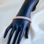 Blush Luxe Tennis Bracelet (Rose Gold) BRA001667