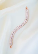 Blush Luxe Tennis Bracelet (Rose Gold) BRA001667 - Image 3