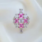 Blush Radiance Ring (Silver) RING01612