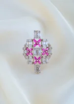 Blush Radiance Ring (Silver) RING01612