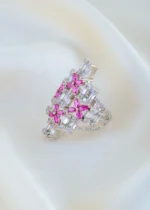 Blush Radiance Ring (Silver) RING01612 - Image 2