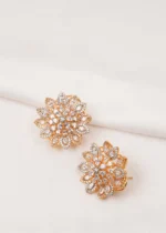 Bold Diamond Look Studs (Yellow Gold) EAR000691 - Image 2