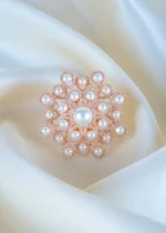 Bold Pearl Cocktail Ring (Rose Gold) RING01368