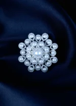 Bold Pearl Cocktail Ring (Silver) RING01369