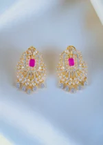 Bold Ruby Pendant Set (Yellow Gold) PSET01338 - Image 4