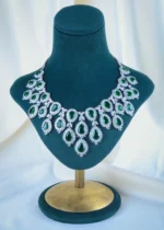 Bridal Emerald Green Elegance (Silver) NEC001194 - Image 2