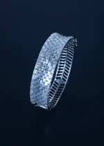 Broad Bagguette Bracelet (Silver) BRA000670 - Image 3
