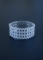 Broad Marquise Bracelet (Silver) BRA001129 - Image 2