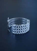 Broad Marquise Bracelet (Silver) BRA001129 - Image 3