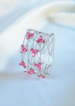 Broad Ruby Bracelet (Silver) BRA001135