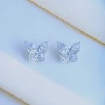 Butterfly Earrings (Silver) EAR000838