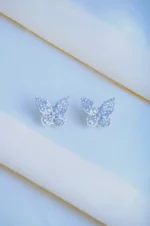 Butterfly Earrings (Silver) EAR000838