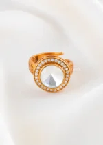 Celeste Circle Statement Ring (Yellow Gold) RING02494